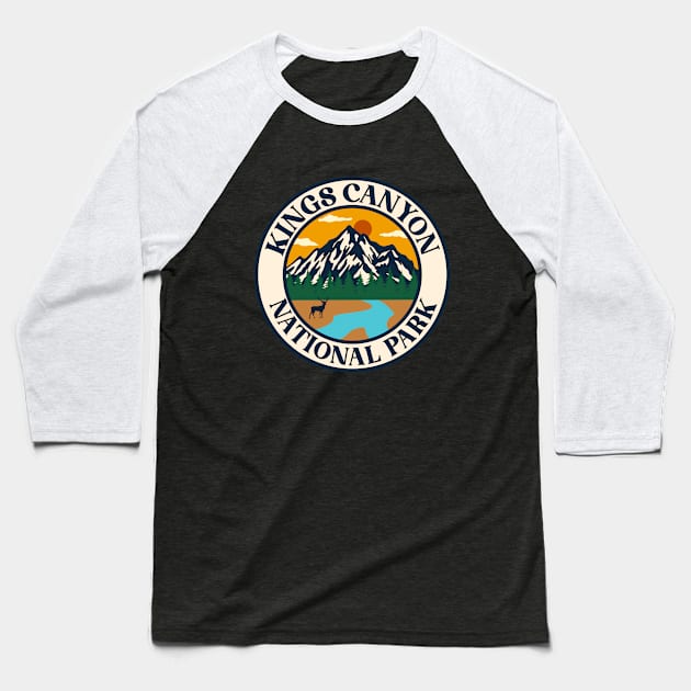 Kings canyon national park Baseball T-Shirt by Tonibhardwaj